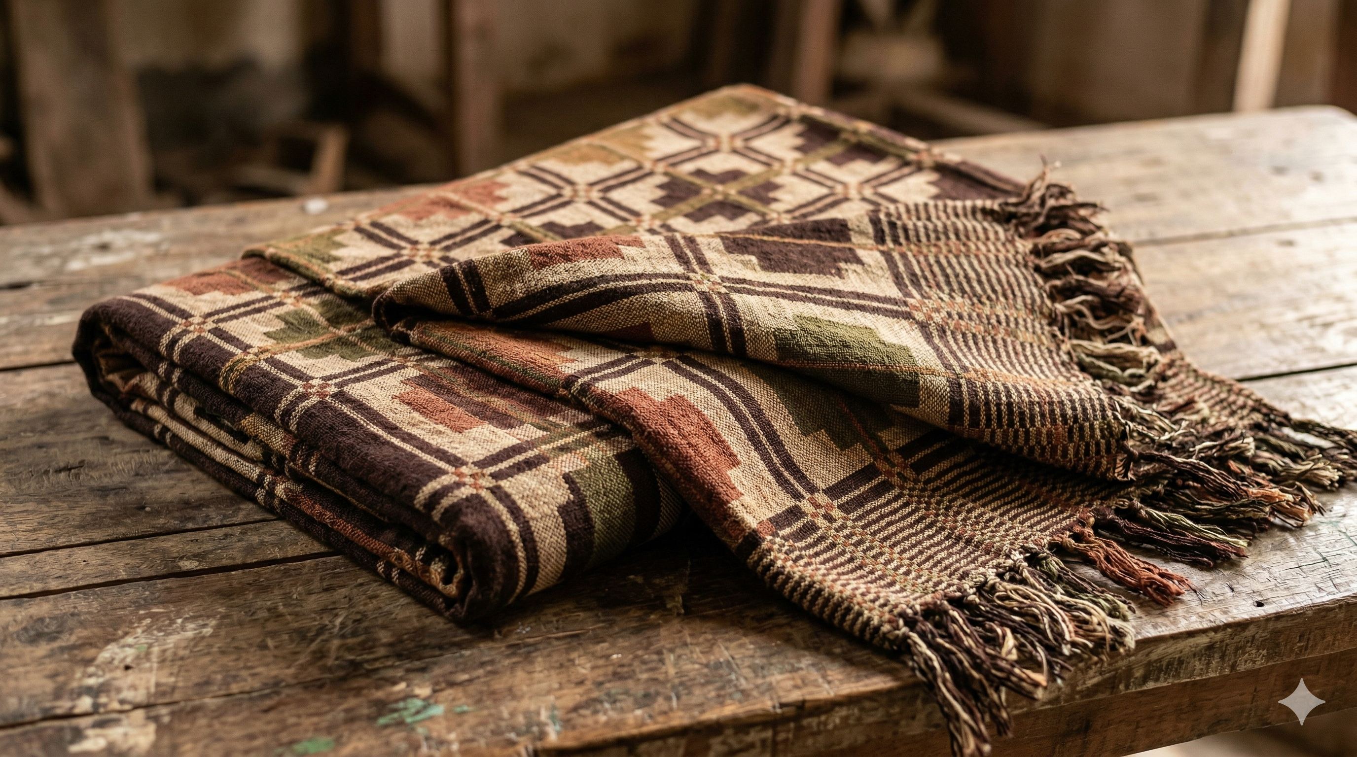 Khes handwoven cotton shawl